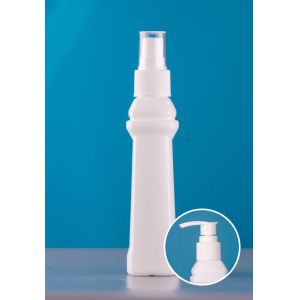 China White Refillable 130ML Plastic Empty Bottles With Tamper Evident Cap on sale