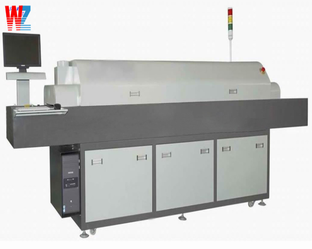 6 Zones Reflow Soldering Oven , AC220V Ir Reflow Oven