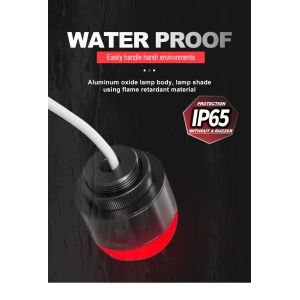 DC 24V LED Indicator Lamp 35mm Hemisphere 3 Color Signal Indicator Light With