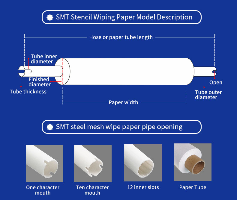 Lint Free Web Press Smt Stencil Wipes High Absorbent Electronic Screen Wipes