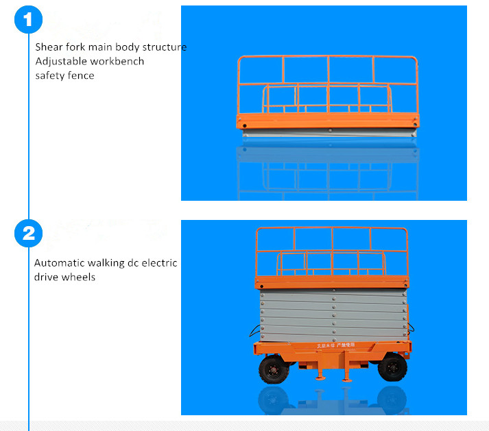 Portable Scissor Lift Elevator Hydraulic Lifting table
