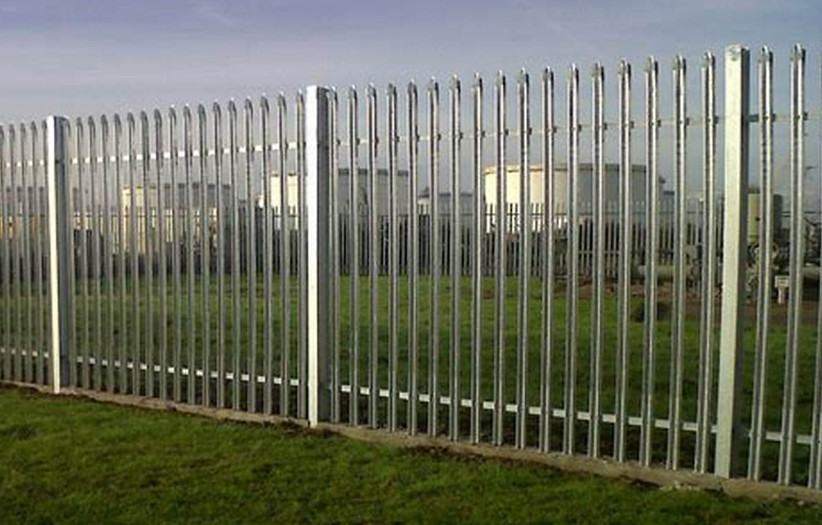 Galvanised Steel Security Palisade Fencing W Section 2.5*2.75m