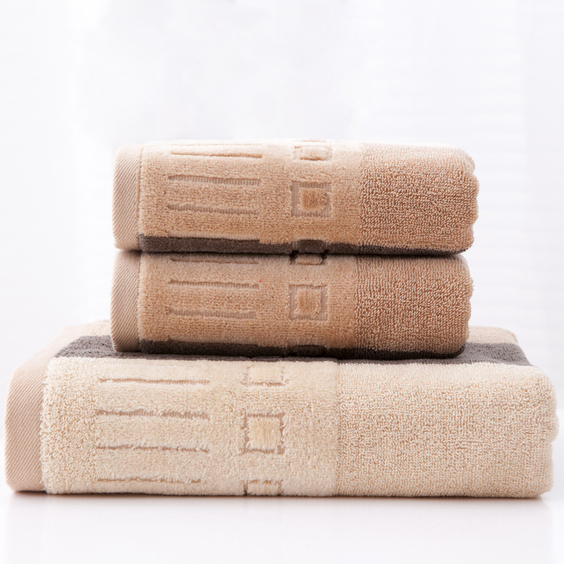 Experience the Luxury of Pure Cotton with This Sustainable Plain Weave Bath Towel Set