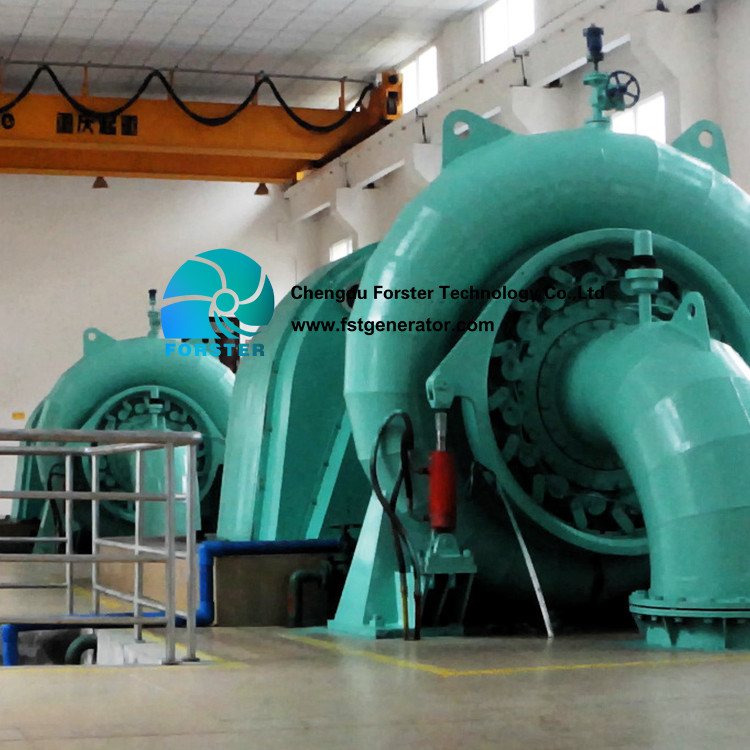 High Power Francis Water Turbine Generator Unit 1MW-7MW Compact Structure