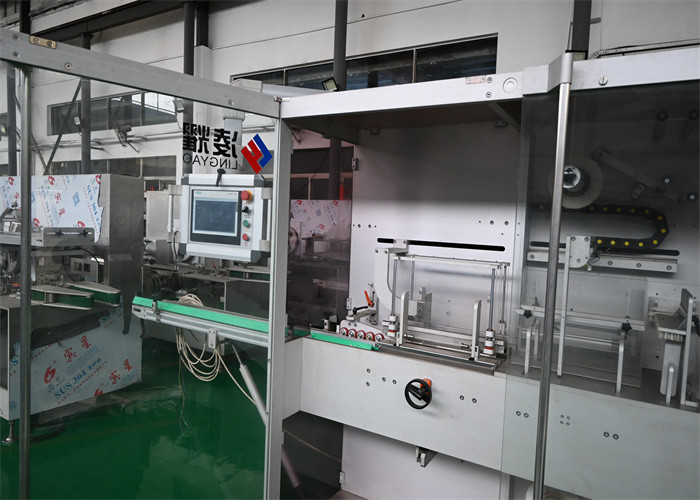 Fully Automatic High Speed Film Binding Machine For Medicine, Cosmetic Packaging With Touchscreen PLC