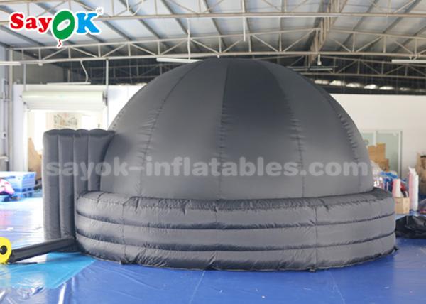 4m 100% Blackout Inflatable Planetarium Dome With PVC Floor Mat For School