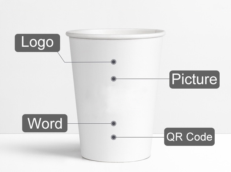 Black Coffee Cup Disposable Cup Takeaway Double Wall Coffee Paper Cups with Lid
