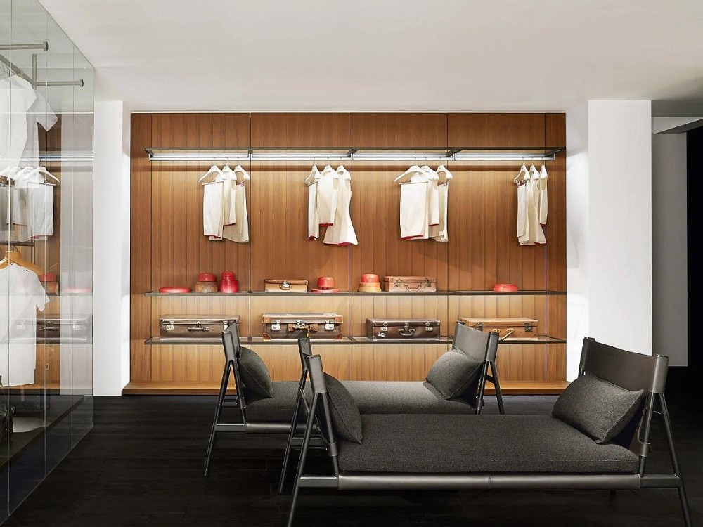 Blum Metal Frame Sliding Door Walk In Closet Wardrobe Clothing Cabinets ISO9001