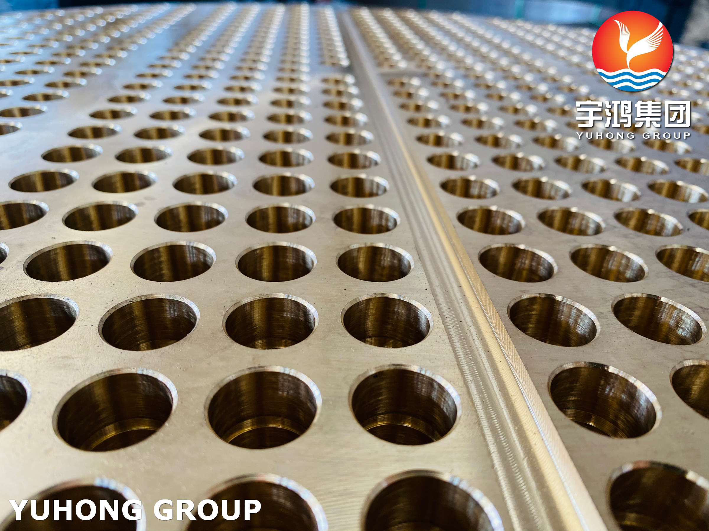 ASME SB171 UNS C71500 Copper Nickel Alloy Tubesheet Forged Heat Exchanger Plate