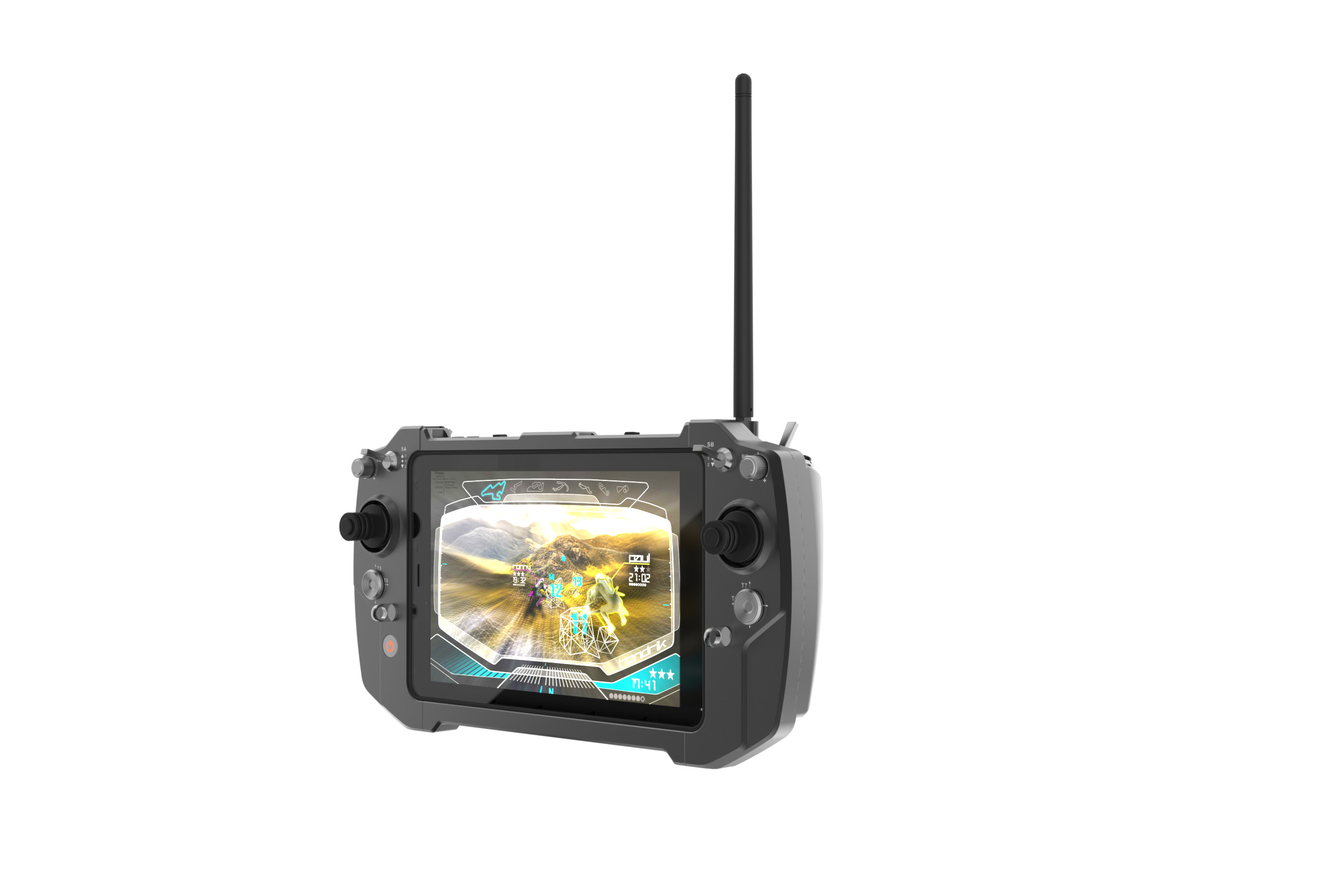 8inch Drone Display Mobile Ground Control Station With P900 Telemetry Link