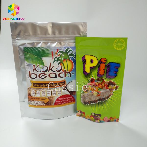 Lamination Stand Up Zipper Pouch Bags Flexible Packaging Food Pouches For Nuts