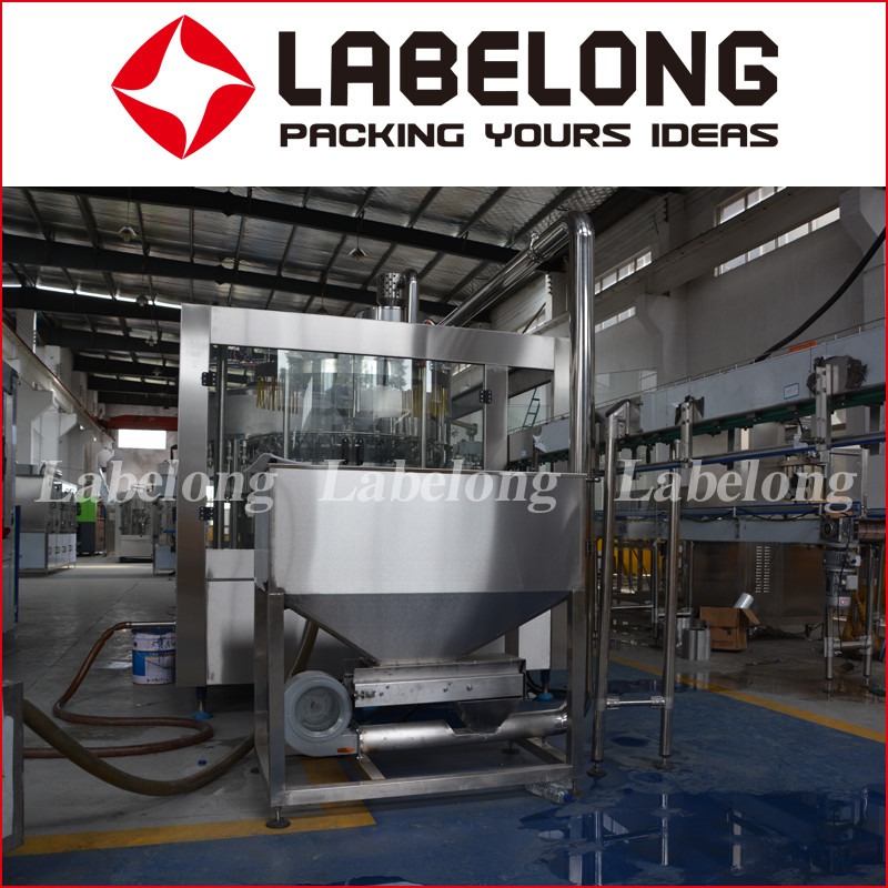 Automatic Bottle Filling And Capping Machine , PLC Control Beverage Bottling Machine