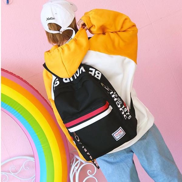 New backpacks fashion letters print small fresh leisure all-purpose schoolgirl