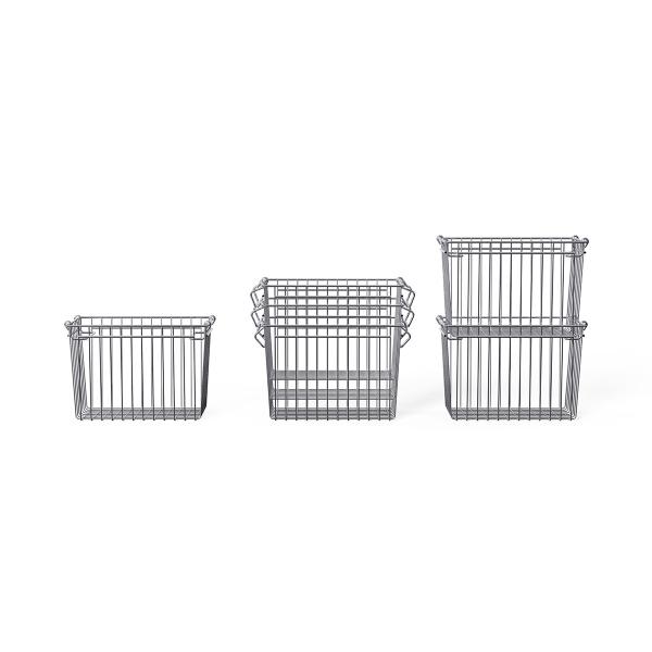 Convenient Household Kitchen Stainless Steel Wire Basket for Organizing and