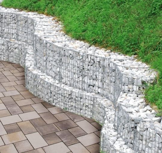 Garden Decoration Galfan 6mm Gabion Welded Wire Mesh
