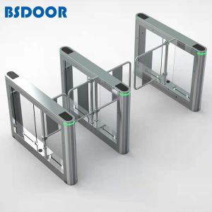 SS304 Security Bi Directional Automatic Swing Turnstile Barrier Gate
