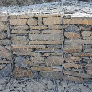 Retaining Wall Galvanized Hexagonal Wire Mesh Gabion Box with Easy Collapsible