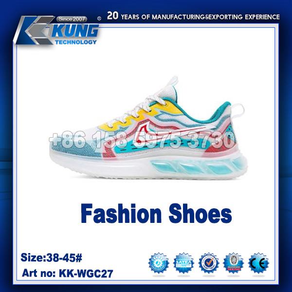Multicolor EVA Fashion Sports Shoes , Lightweight Athletic Fashion Sneakers