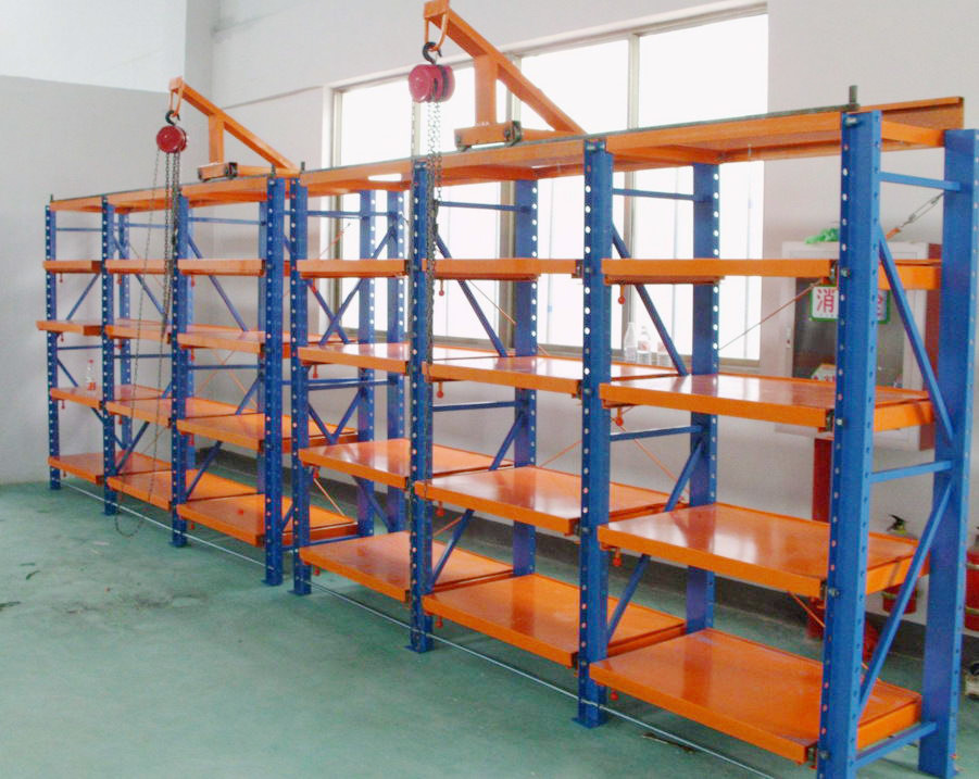 China Manufacturer Industrial Warehouse Steel Heavy duty Custom Sliding Drawer Mold mould storage rack