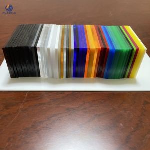 1.2g/Cm3 Density Colored Acrylic Sheets Cast Process For Retail And Advertising