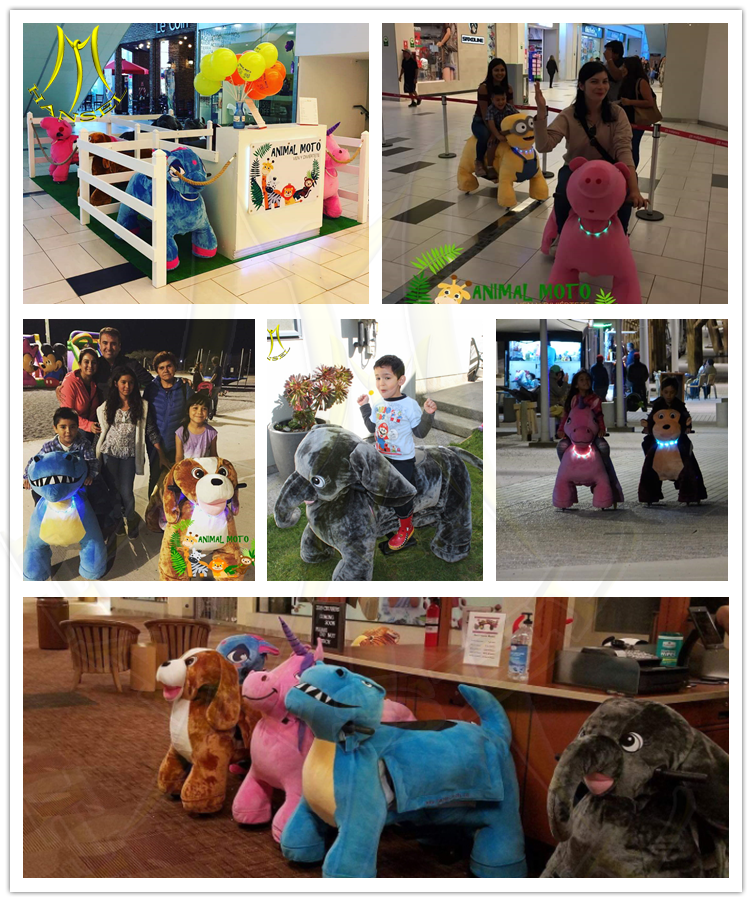 Hansel  new design shopping mall indoor bull ride game plush animal electronic coin bull ride
