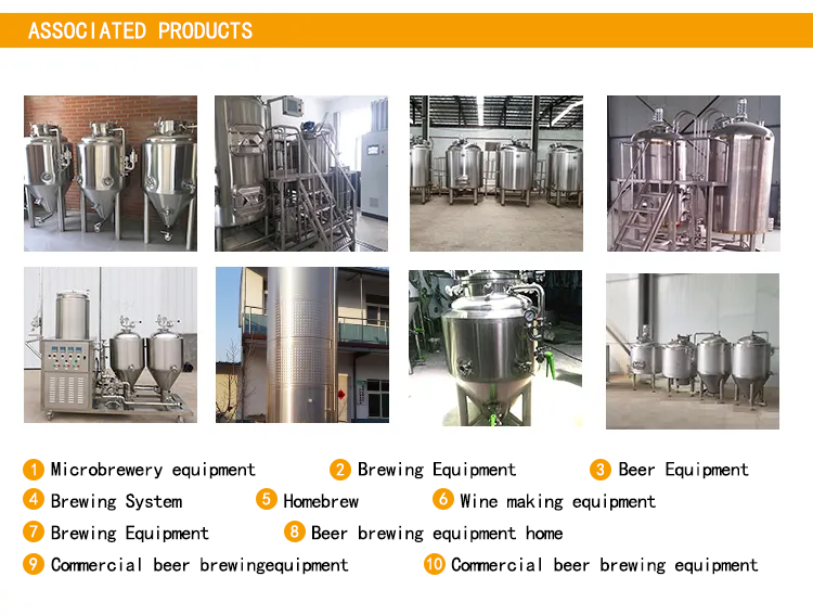 Beer Brewing Equipment Easy To Operate Stainless Steel 100L Beer Fermentation Tank