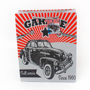 Custom printing auto part packaging paper bag with handle