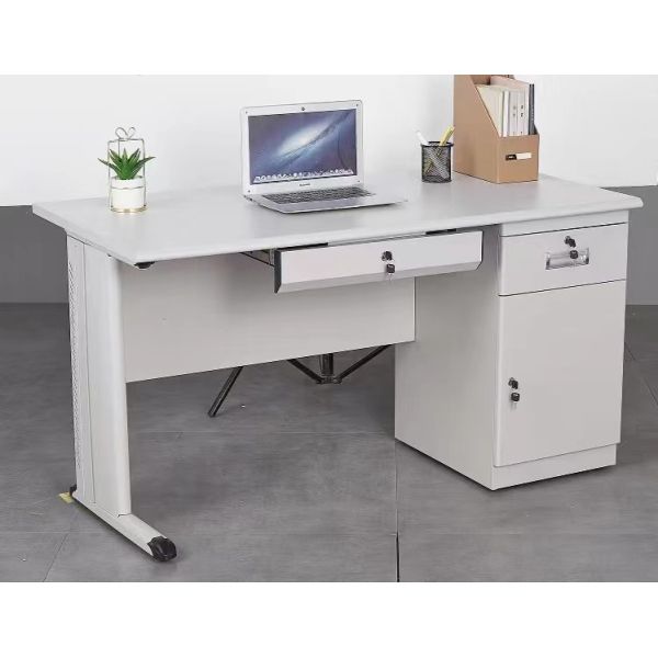 Quality customizable Adjustable Feet Metal Office Table Desk Staff Office Table for sale