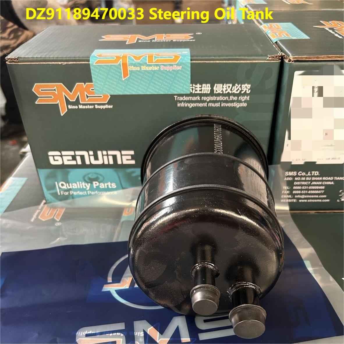DZ91189470033 Steering Oil Tank SHACMAN Truck Parts
