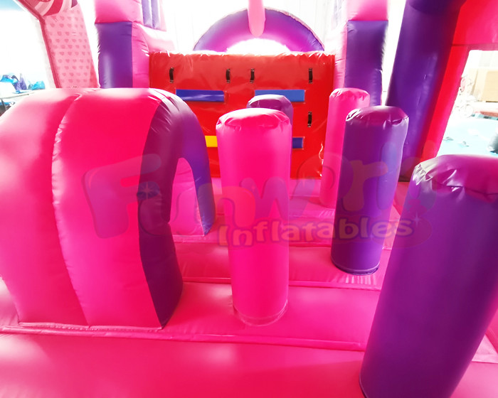 1000D PVC Commercial Combo Bounce House Playground Doll Bouncy Castle