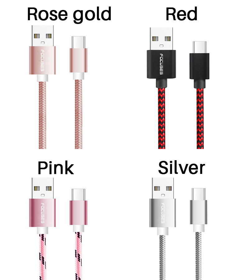 OEM 3m USB 2.0 Type C Cable Fast Charge Data Cable For Mobile Phone