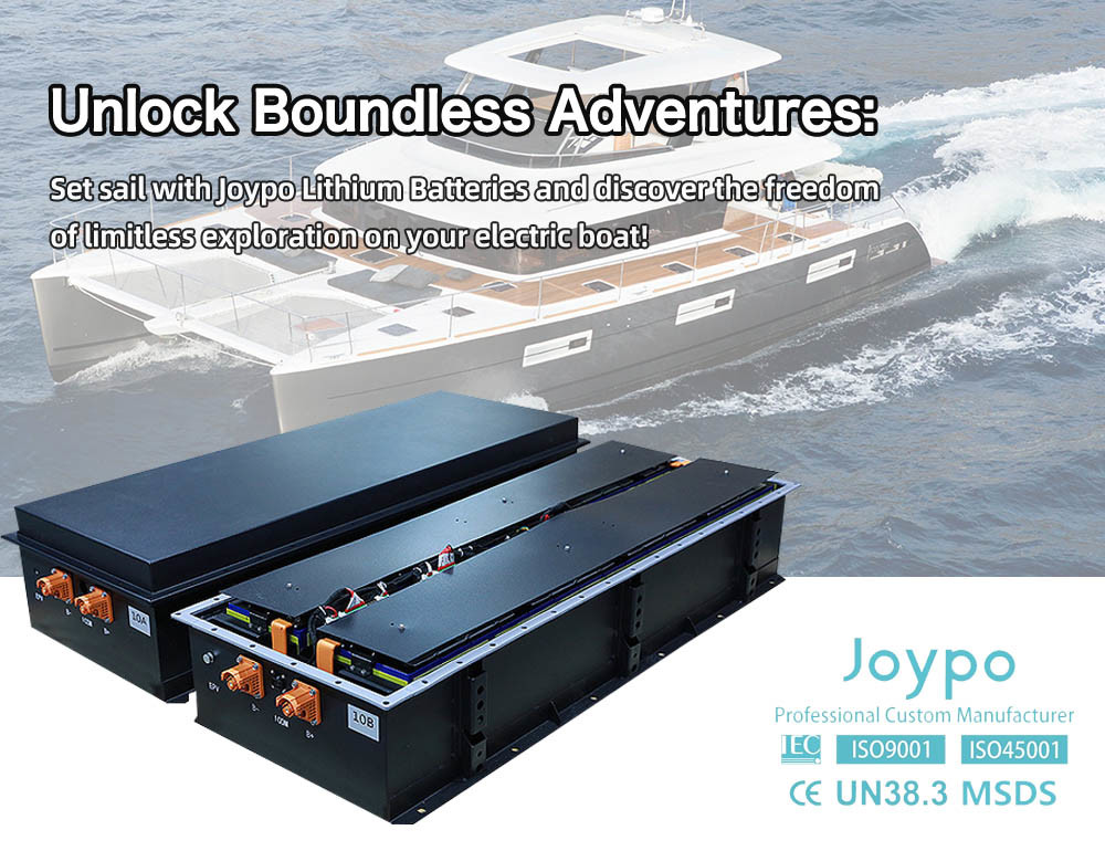 96V 100Ah lithium Electric Catamarans LiFePO4 Solar Battery for Tour Boat