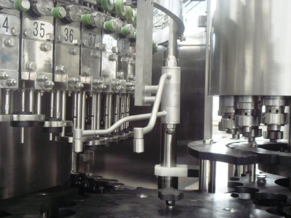 3 in 1 Automatic Carbonated beverage rotary filling machines wine bottle filling
