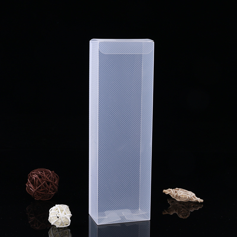 Rectangular Clear PVC Packaging Boxes PP Plastic Gift Storage Box Packaging With Logo