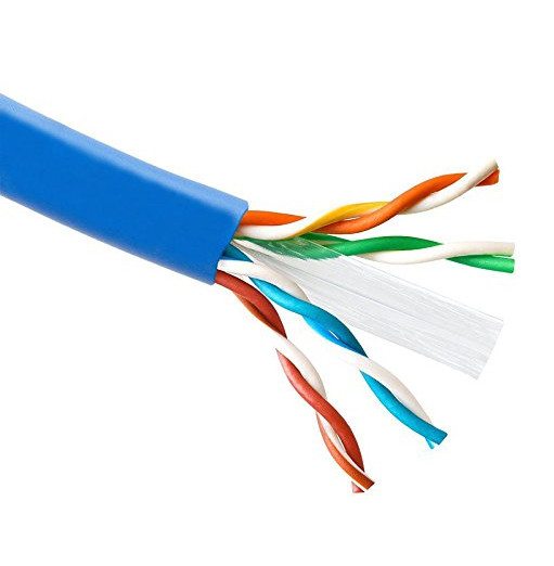 Plenum CAT6 Network Cable , CAT6 Ethernet Patch Cable For 600 MHz High Speed Data