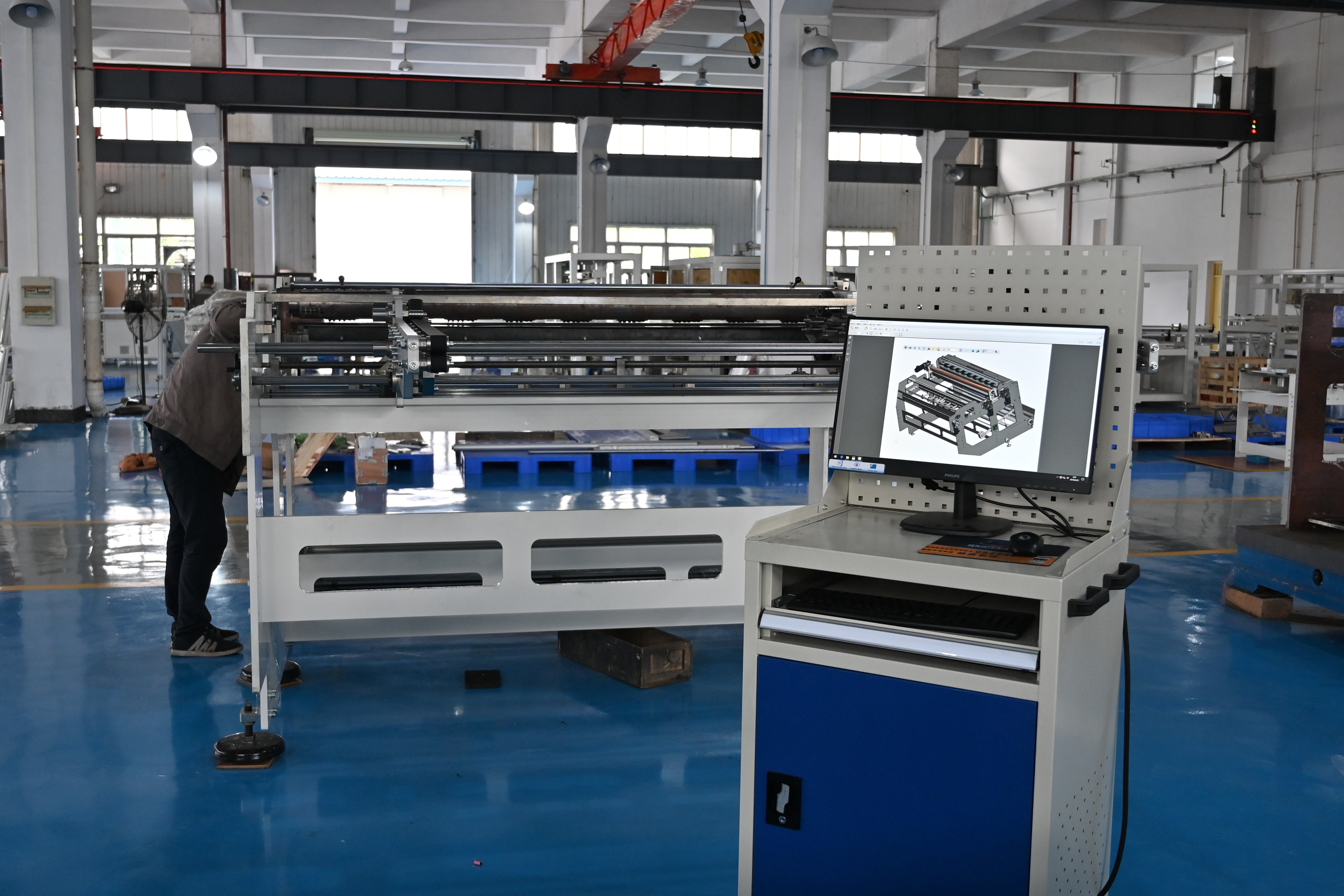 45 Microns 35min Paper Roll Wrapping Machine 3 / 4 Lanes