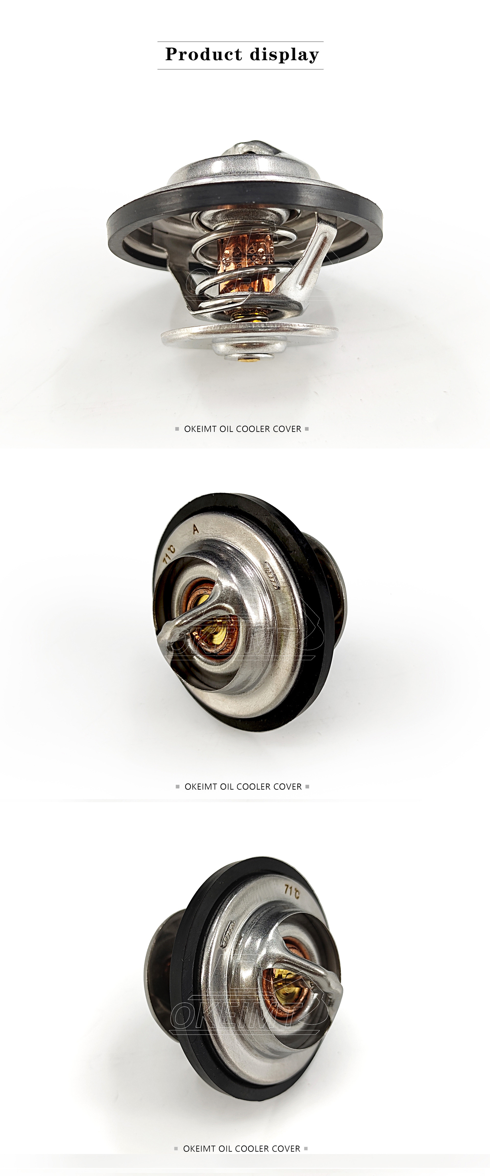 OKEIMT Engine Thermostat 20450736 For D6d-71° Ec210