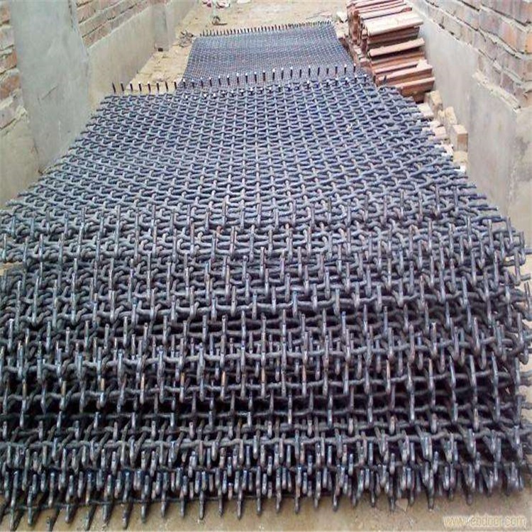 Heavy Industry hot dip galvanized square crimped wire mesh anping for building