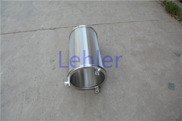 Vertical Wedge Wire Basket With Smooth Filtration Surface For Clay And Kaolin