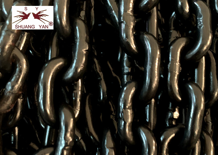 OEM G80 Black Coating Galvanized Lifting Chain 4mm 5mm