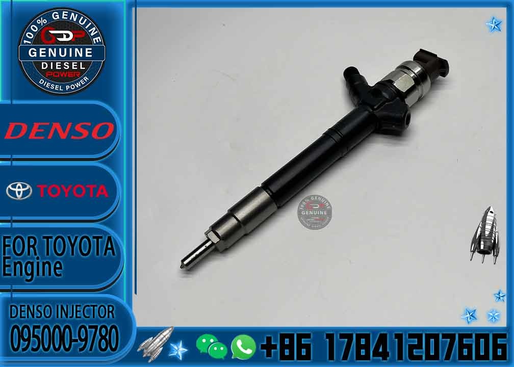 Fuel injector 095000-7711 095000-9780 23670-51030 for TOYOTA Land Cruiser 200 V8 1VD-FTV