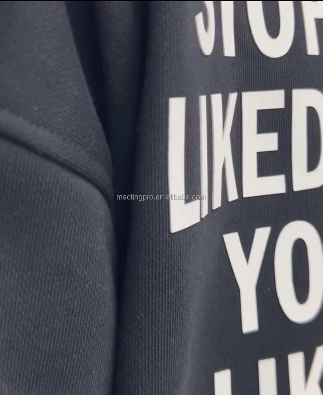Customized Fabric Weight 250 Grams 3d Printed Cropped T-shirt and hoodies Sweatshirt for Men