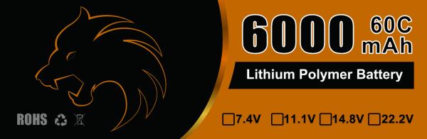 6000mAh Lipo Battery High-Performance Drone Battery Units for Agricultural