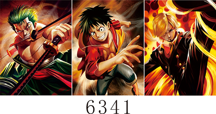 One Piece 3D Lenticular Poster Animation Characters Luffy And Zoro Prints