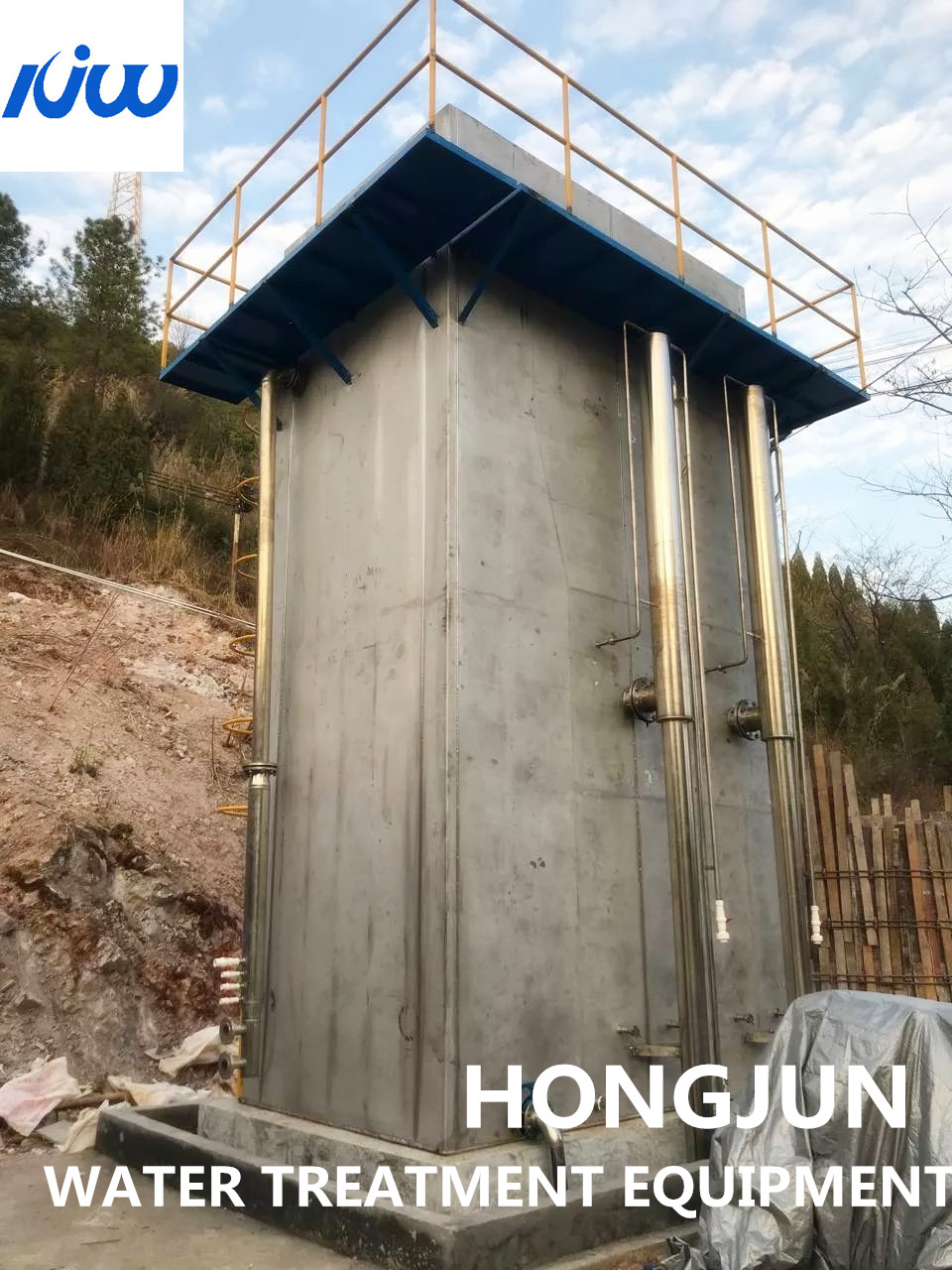 Purification and Filtration River Water Treatment Plant with CNP or Grundfos Pump