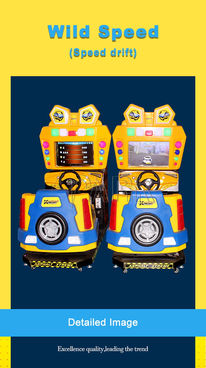 Amusement game center Kids 3d race car driving simulator arcade machine for wholesale price