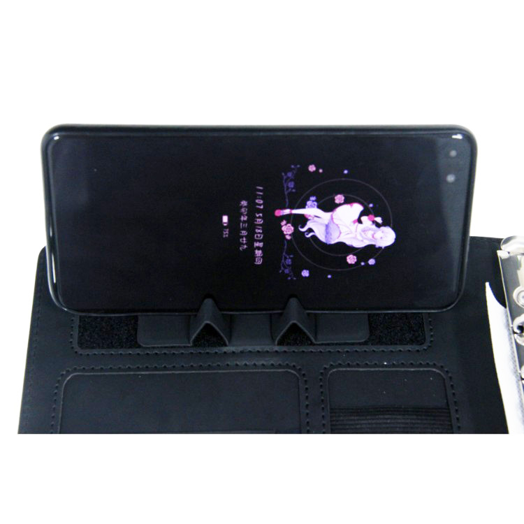 Personalised Gift Custom Rechargeable Multifunctional Business Luxurious Pu Leather Wireless Charging Notebook