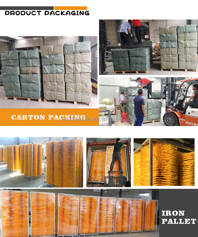 Mixed PP Steel Wire Brushes For Road Sweeping Customized Size