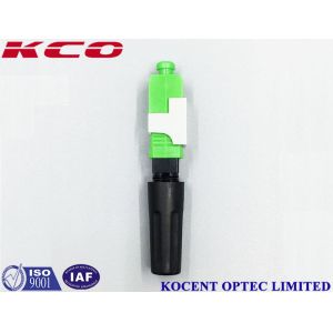 Green FTTH Solution Fiber Optic Fast Connector SC APC with 55mm and 60mm Lengths