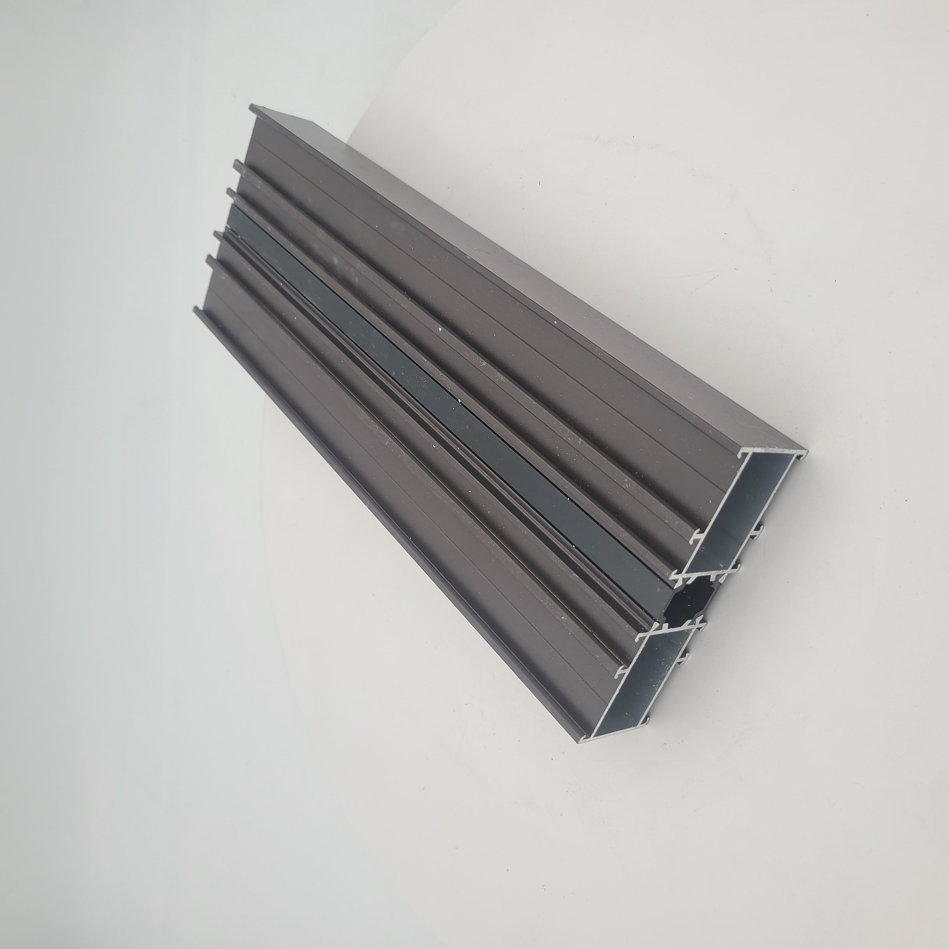 Multifunctional Aluminum Window Frame Extrusion Profiles Grey